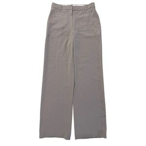 Babaton‎ Aritzia Agency Pants Taupe Brown Wide Leg High Waisted Trousers Size 6